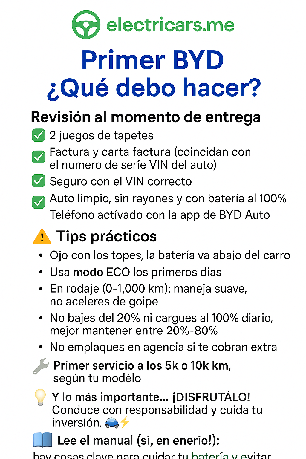 🚗 Es mi primer BYD… ¿Qué debo hacer? Guía esencial para nuevos dueños en Latinoamérica