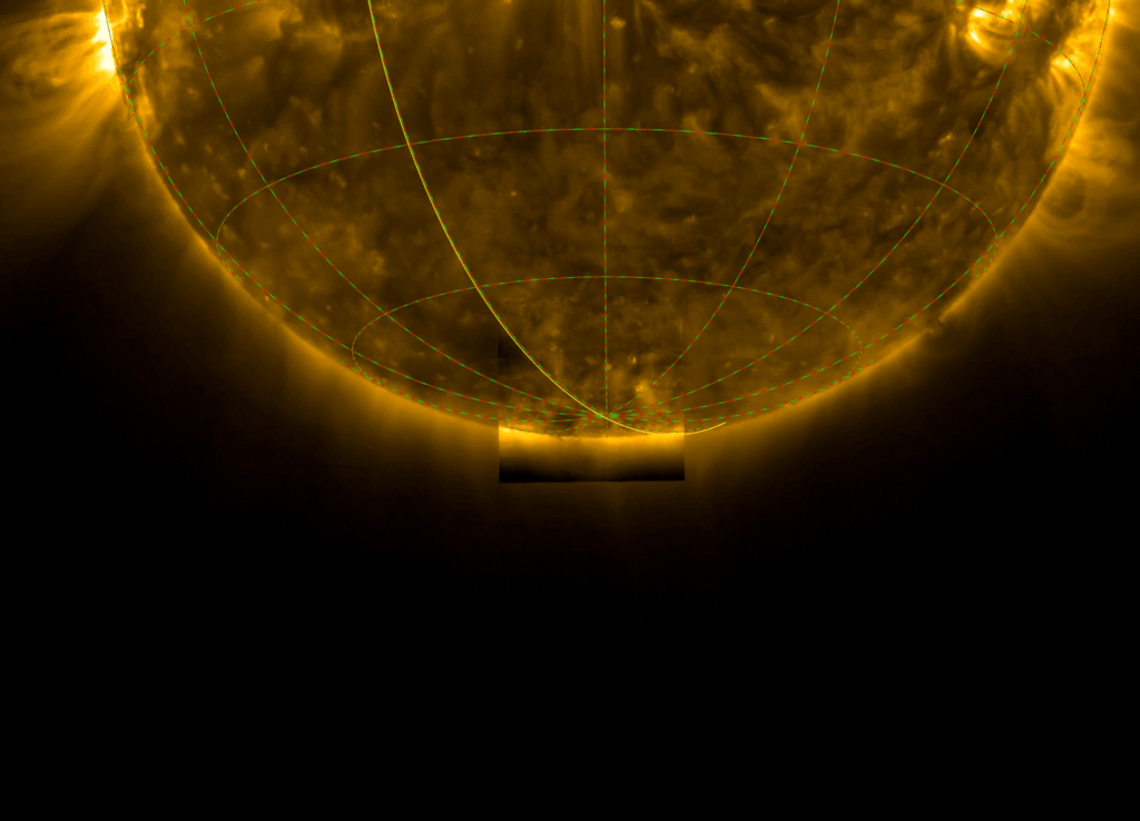 Las primeras imágenes imágenes del polo sur del Sol son sorprendentes